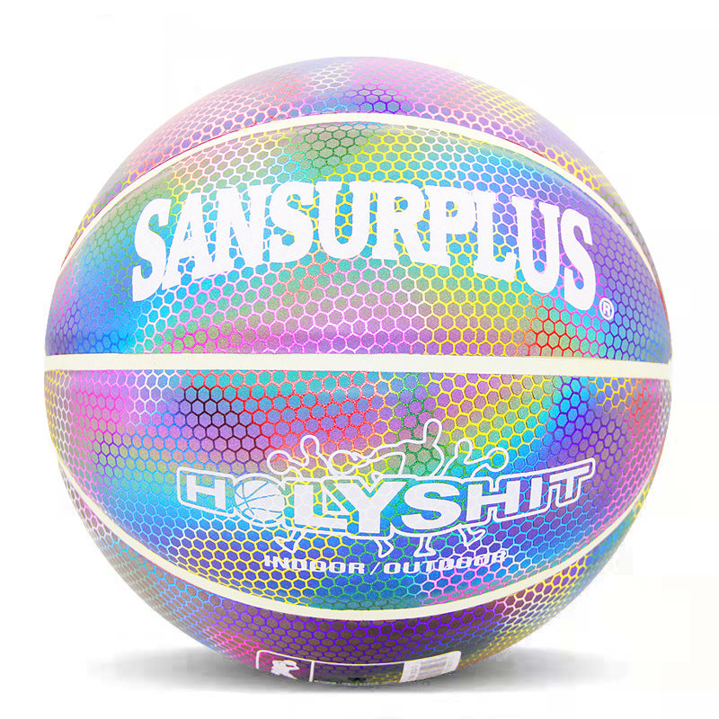 Glow-Ball- Basketball- Leuchtender - fluoreszierender - für nächtliche Spiele - Fluoreszenzball