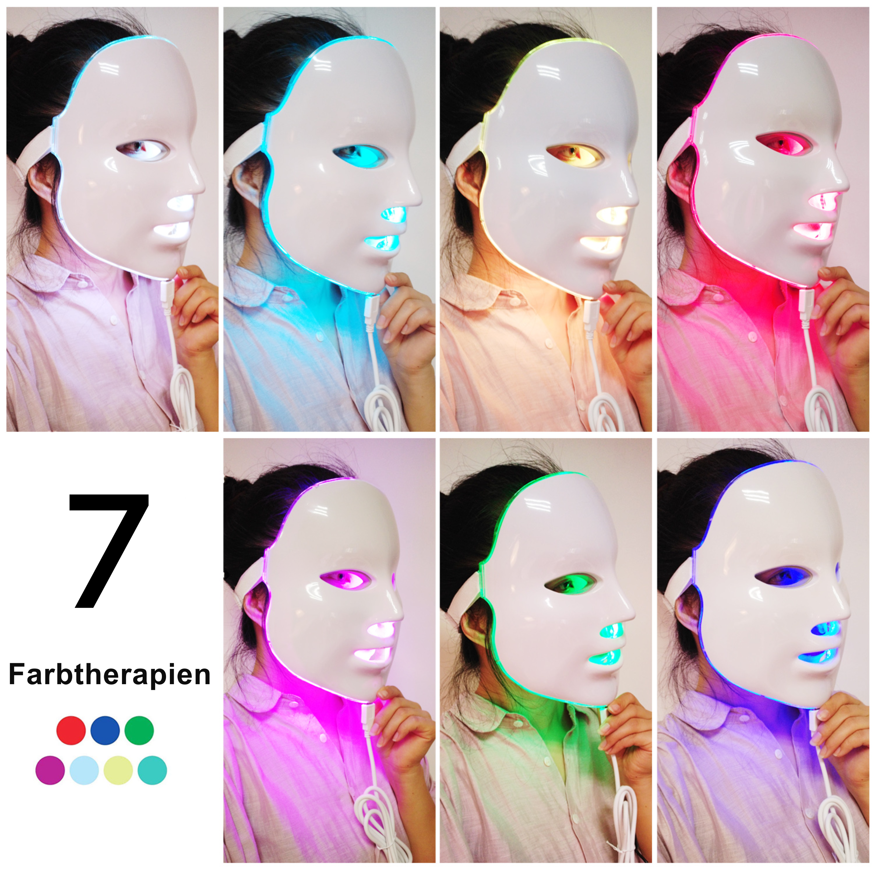 LED-Licht-Photonen-Gesichtsmaske