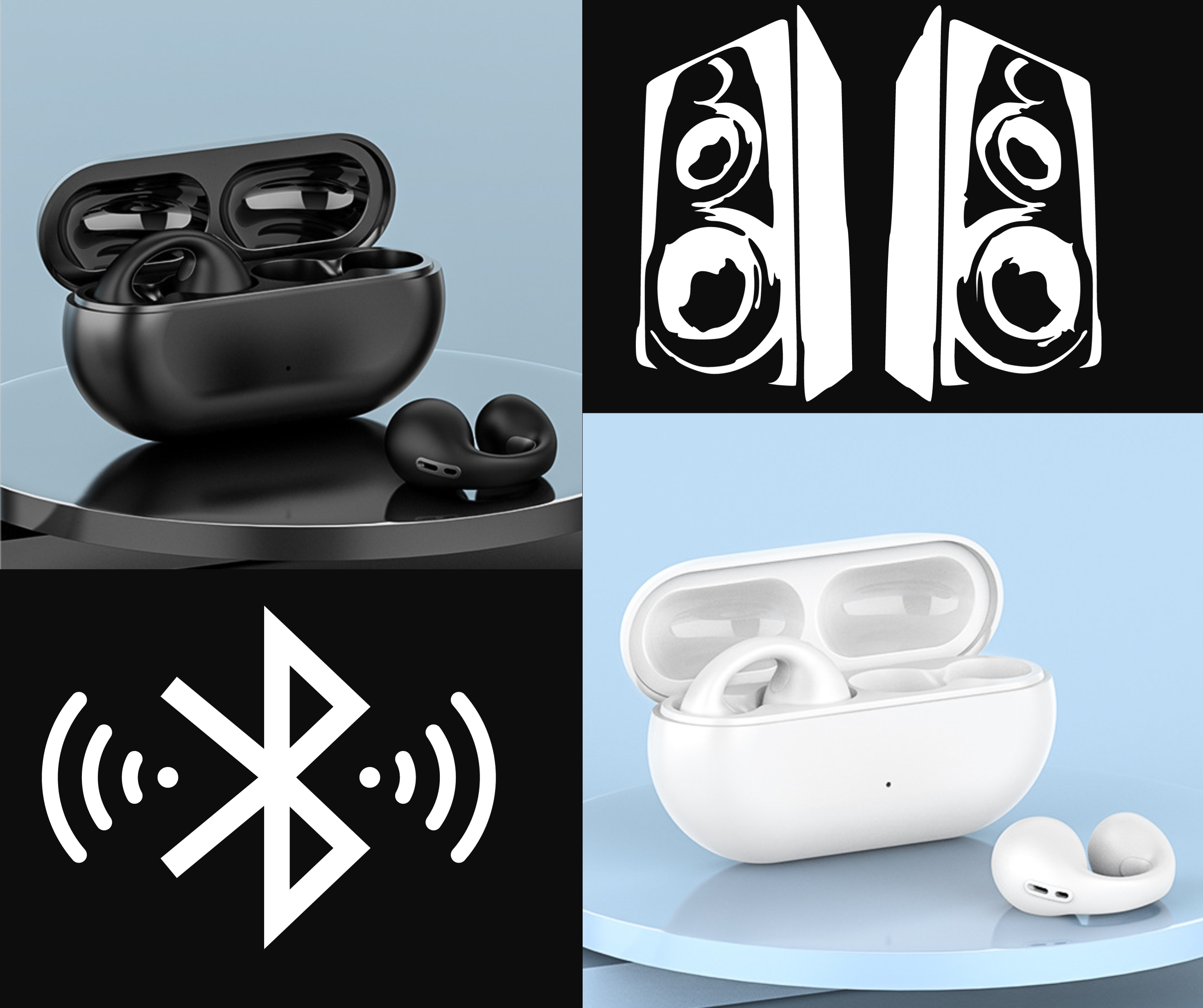Neues kabelloses In-Ear Bluetooth-Headset für hervorragenden Sound und Gehörschutz - Hygienisch