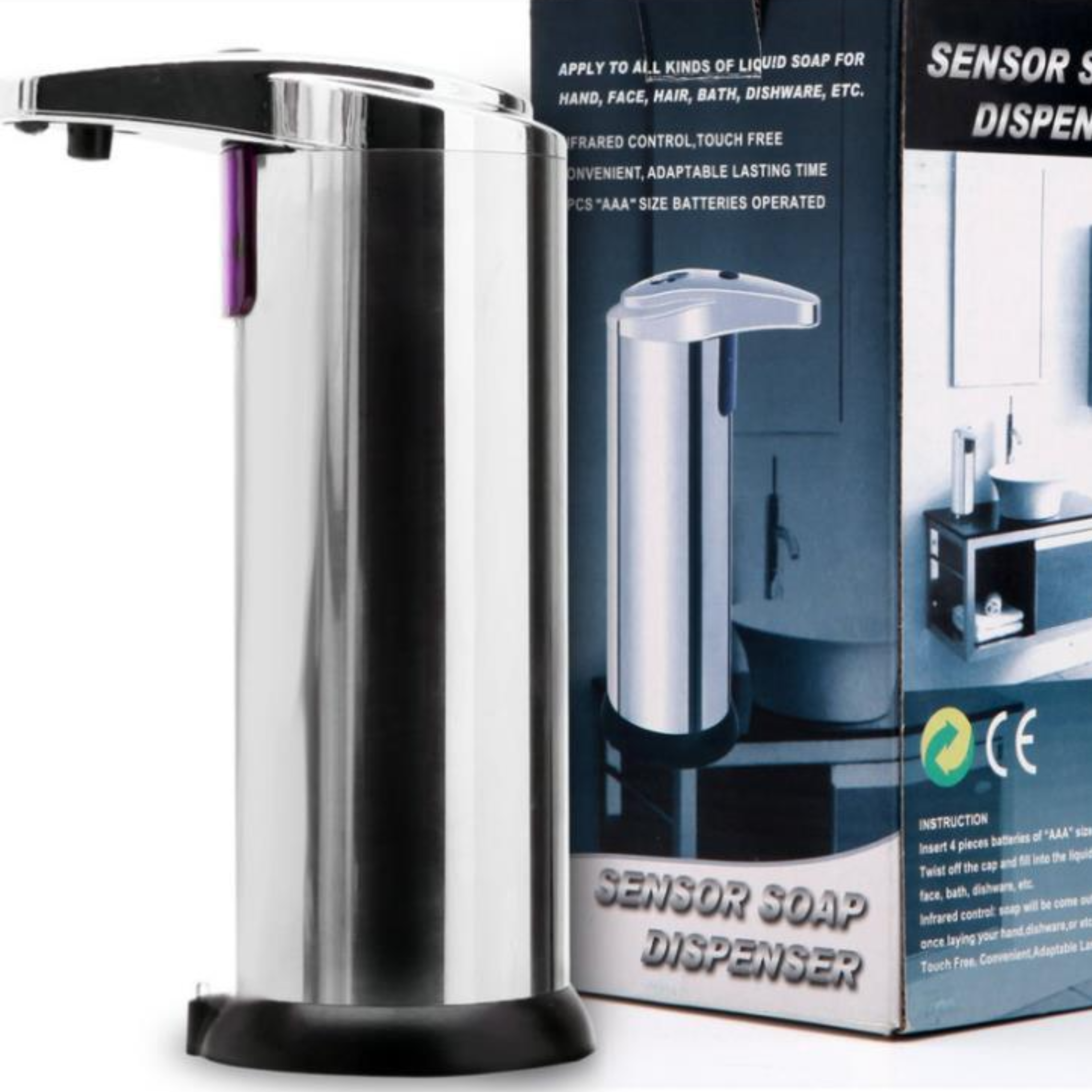Automatischer Sensor-Seifenspender Chrom