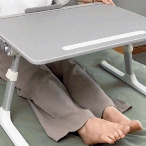 Flexi-Table: Praktischer Bett-Tisch mit Einstellbarer Höhe und Neigung, Stilvoll und Modern