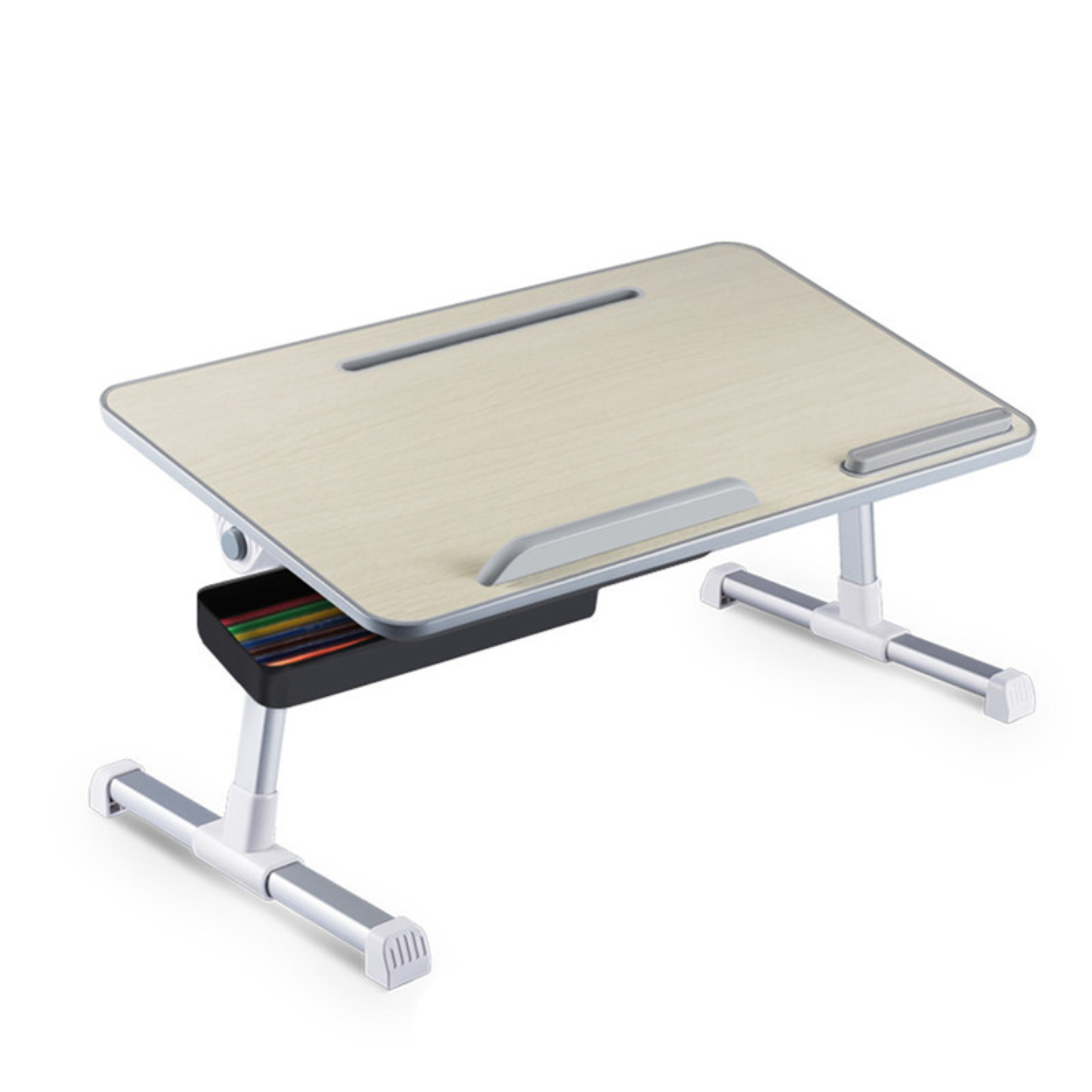 Praktischer Bett-Schreibtisch - Klapp-Tisch - Laptop-Tisch - Beistelltisch