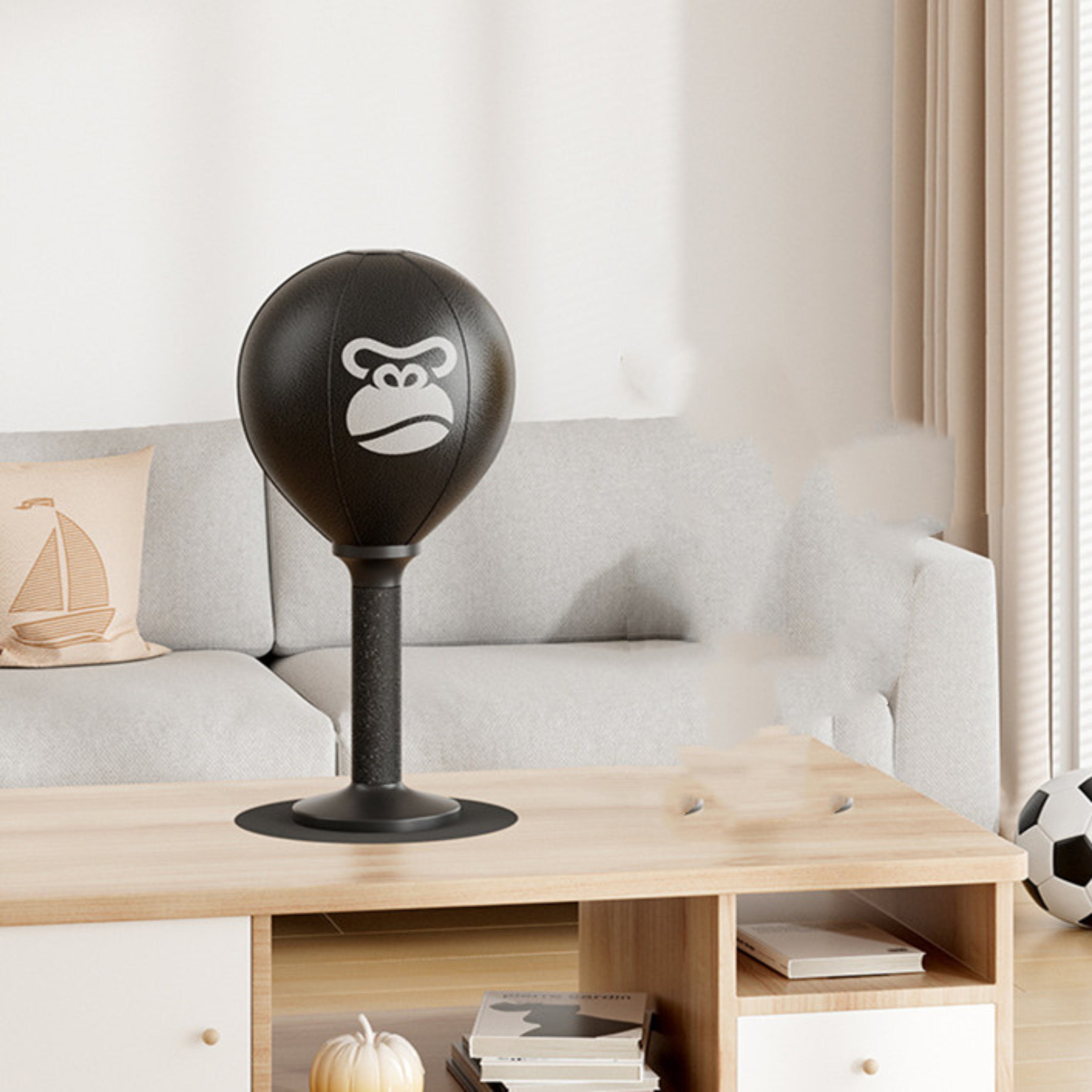 Kinder Boxball mit Saugnapf