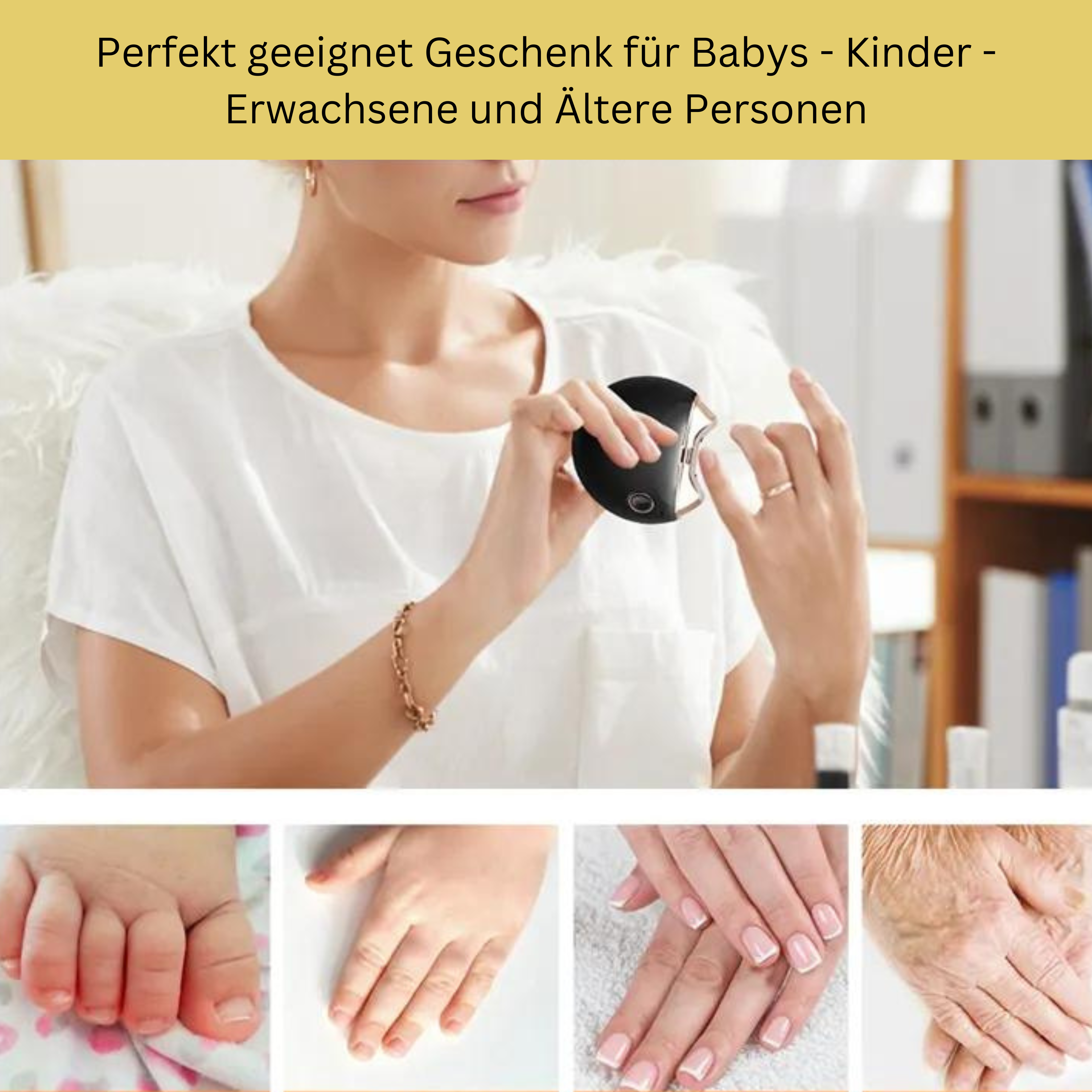 Modische Naglefeile - Automatische Nagelfeile - Elektrische Nagelfeile