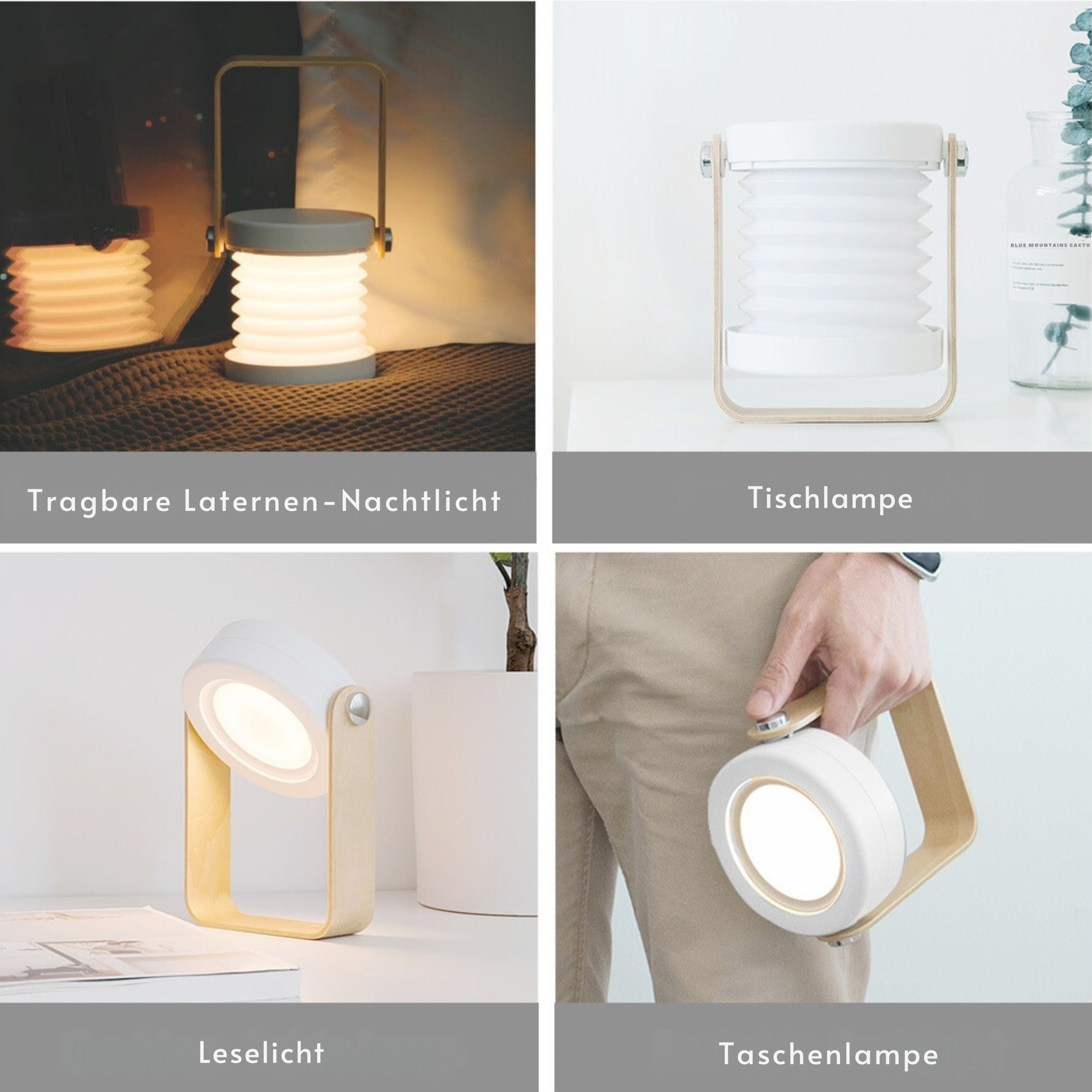 Elegantes Faltbares LED-Nachtlicht