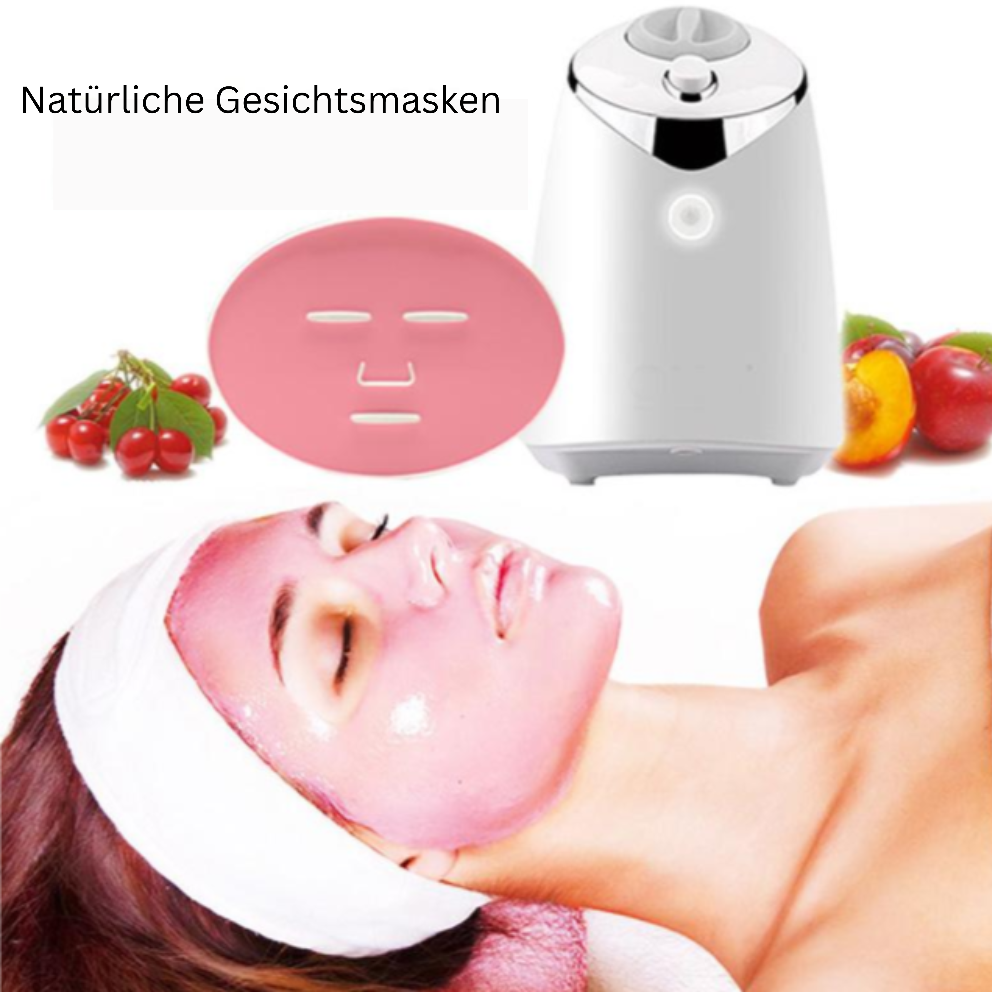Gesichtsmasken Maschine - zur Gesichtspflege mit automatischer Zubereitung von Frucht- und Gemüse Collagen Masken - für die Schönheitspflege zu Hause