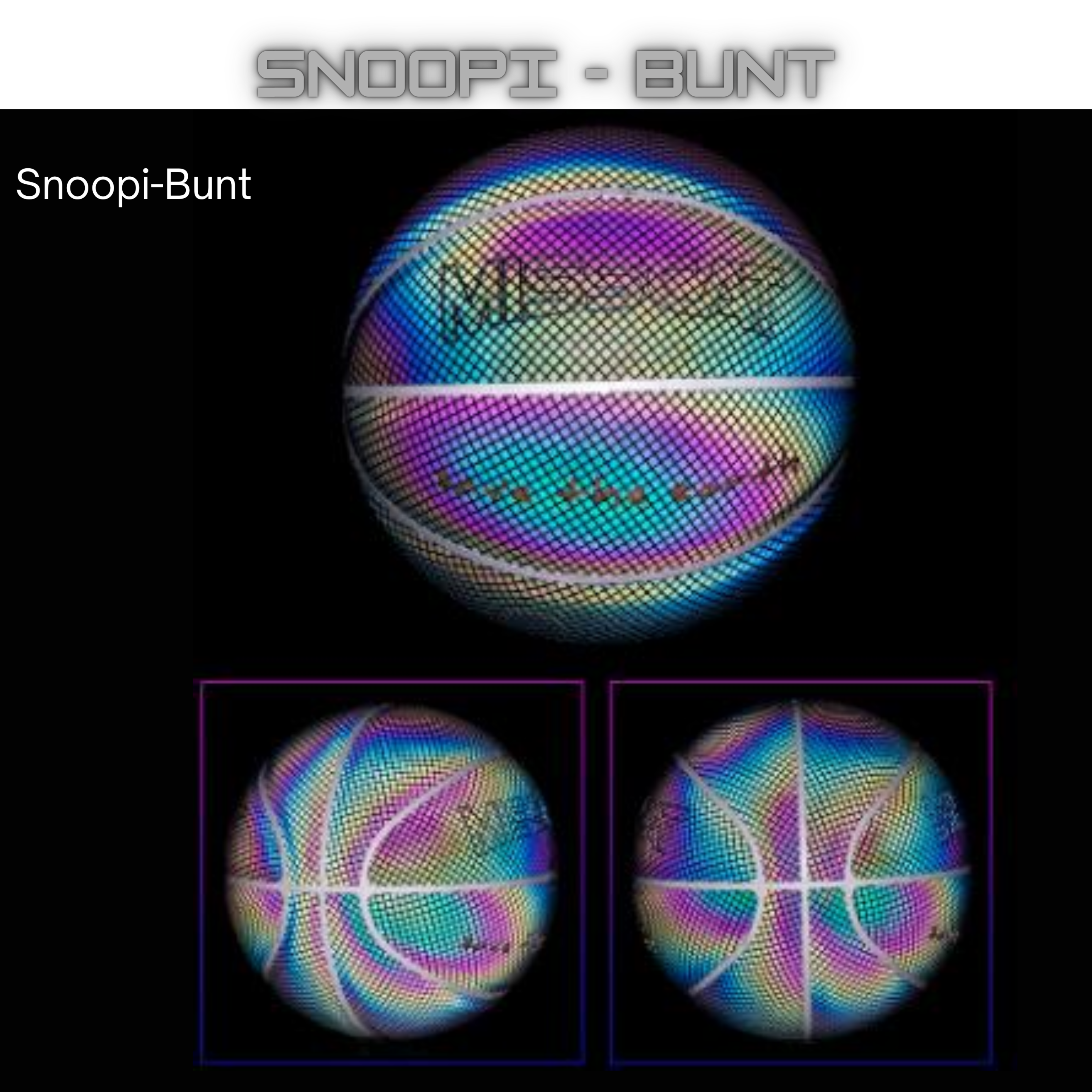 Glow-Ball- Basketball- Leuchtender - fluoreszierender - für nächtliche Spiele - Fluoreszenzball