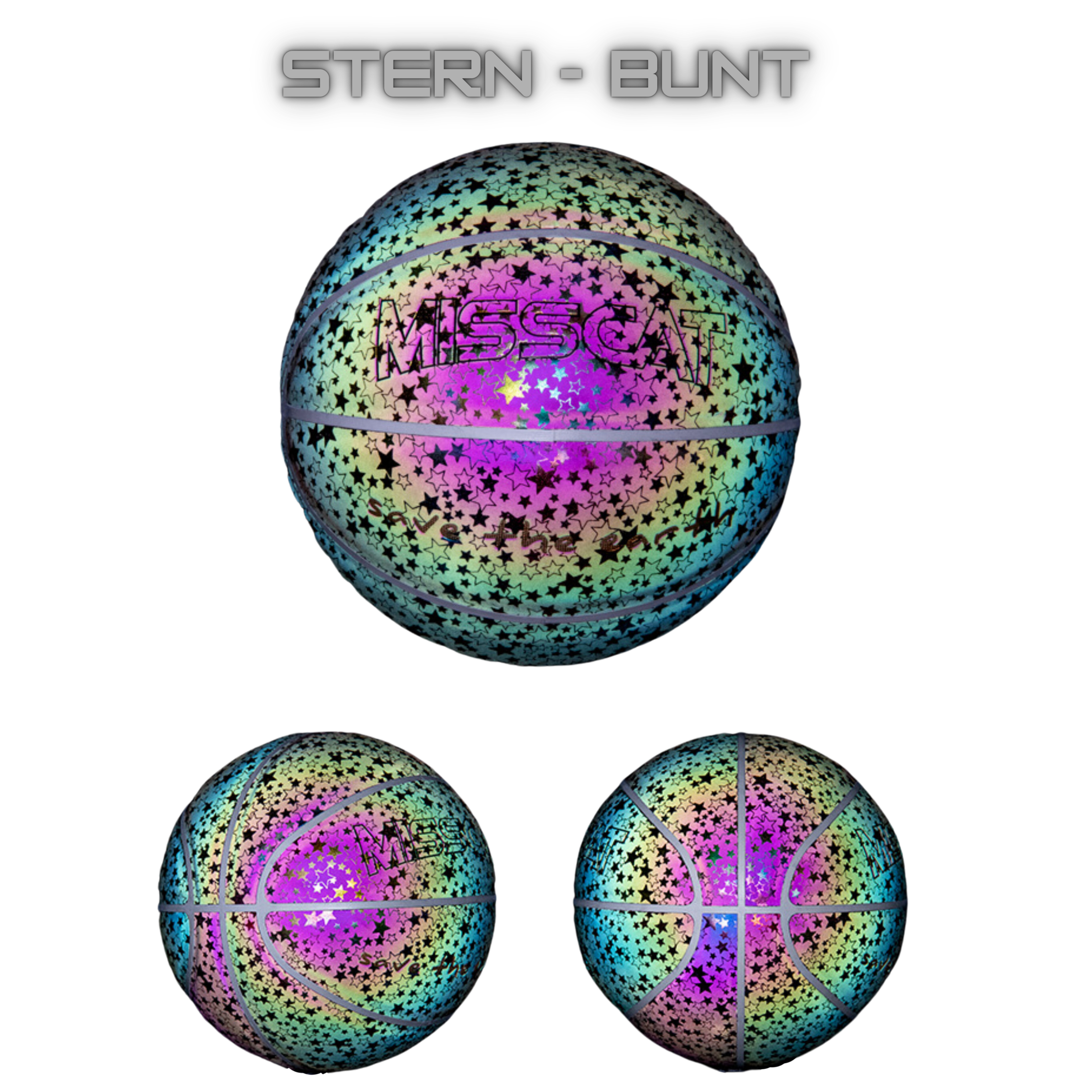 Glow-Ball- Basketball- Leuchtender - fluoreszierender - für nächtliche Spiele - Fluoreszenzball