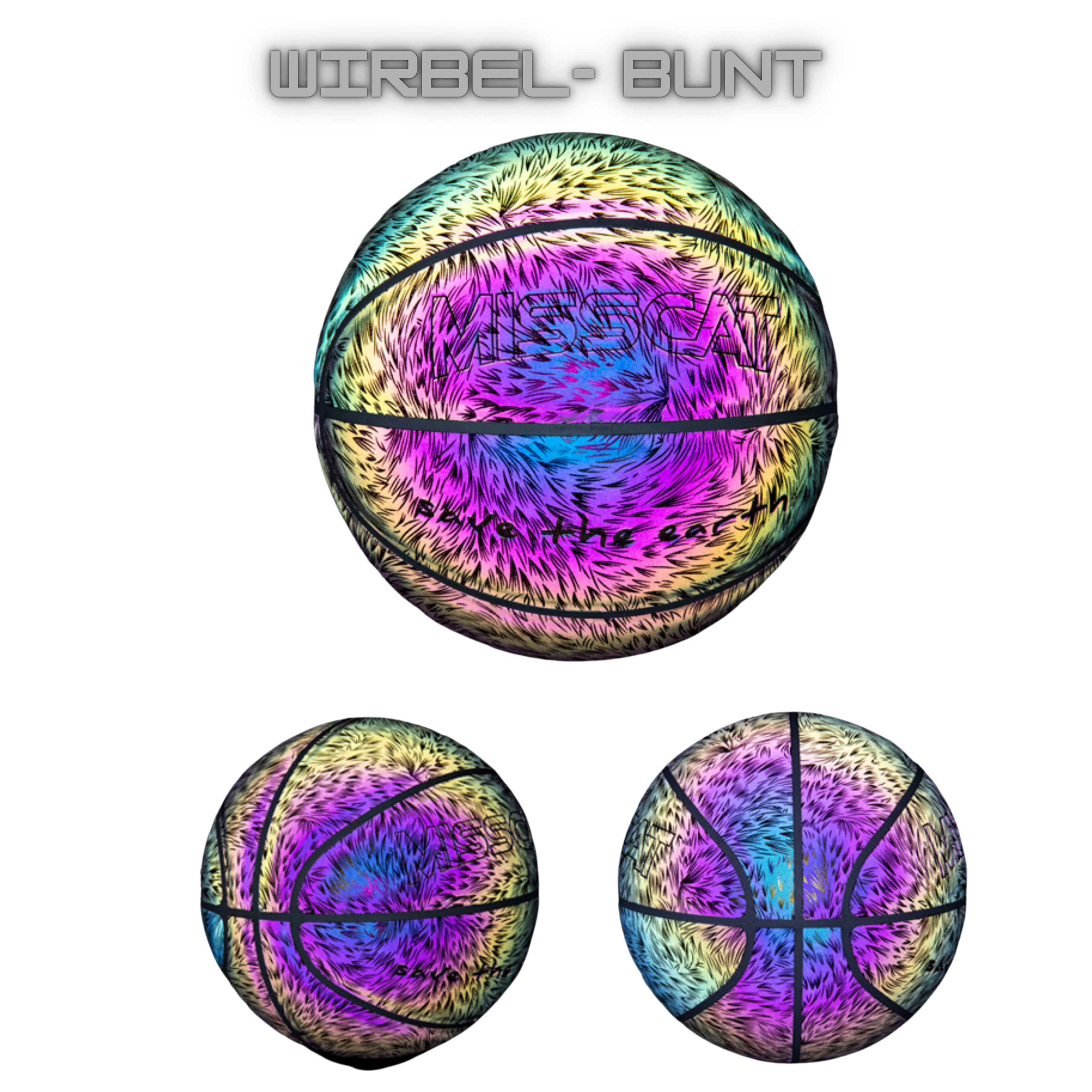 Glow-Ball- Basketball- Leuchtender - fluoreszierender - für nächtliche Spiele - Fluoreszenzball