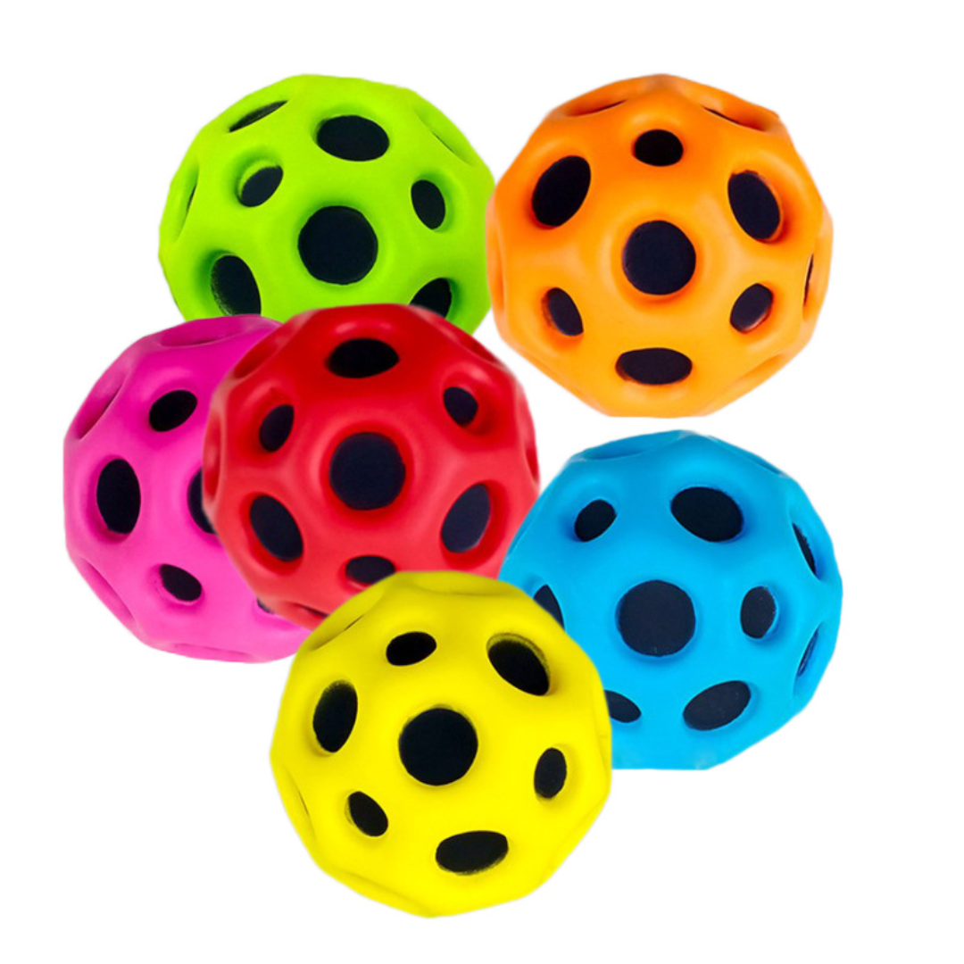 GRAVITY BALL - Weicher Springball - Stossfest - Mondförmiger Springball für Kinder - Innen- und Aussenspielzeug - Ergonomisches Design