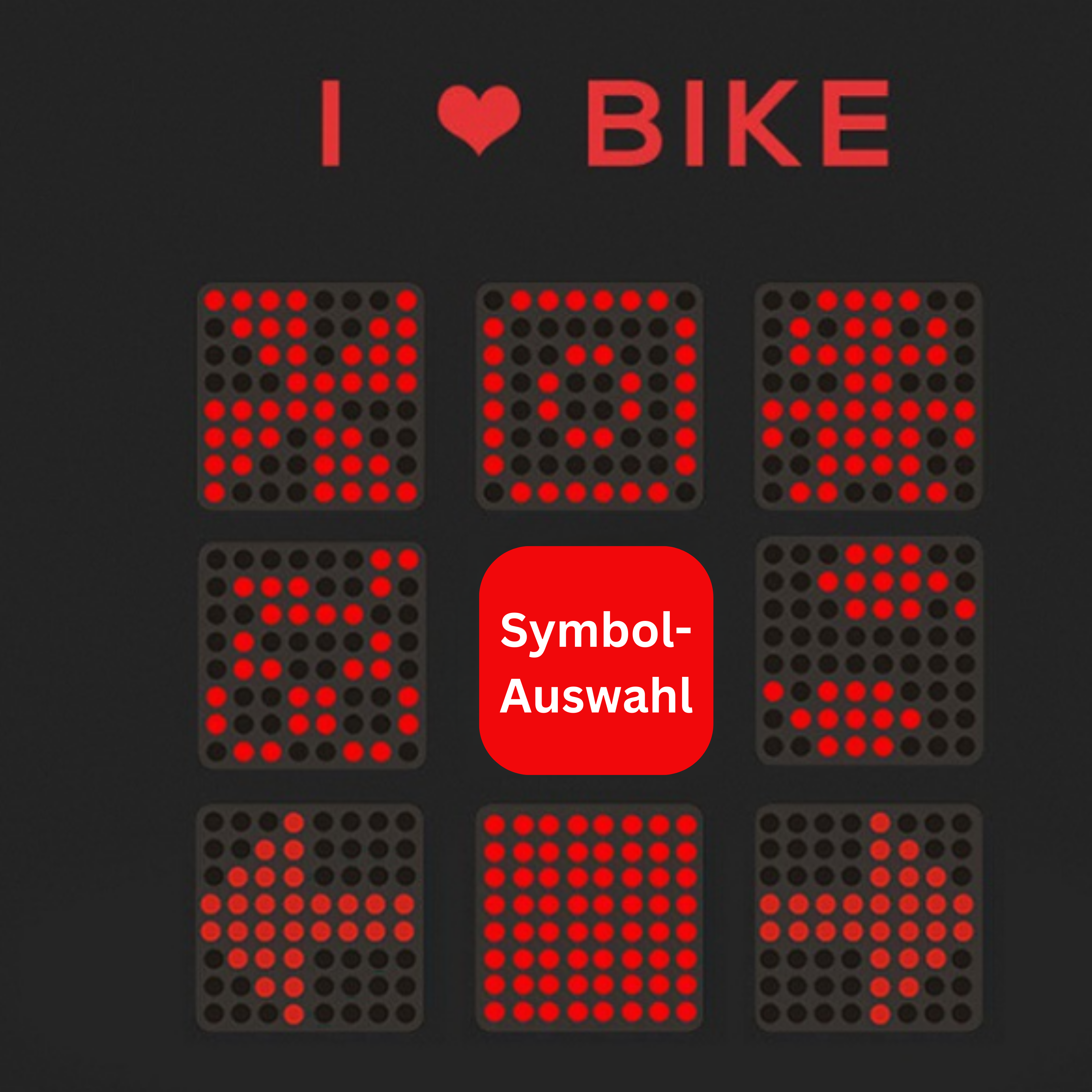Intelligentes Fahrradlicht-Rücklicht