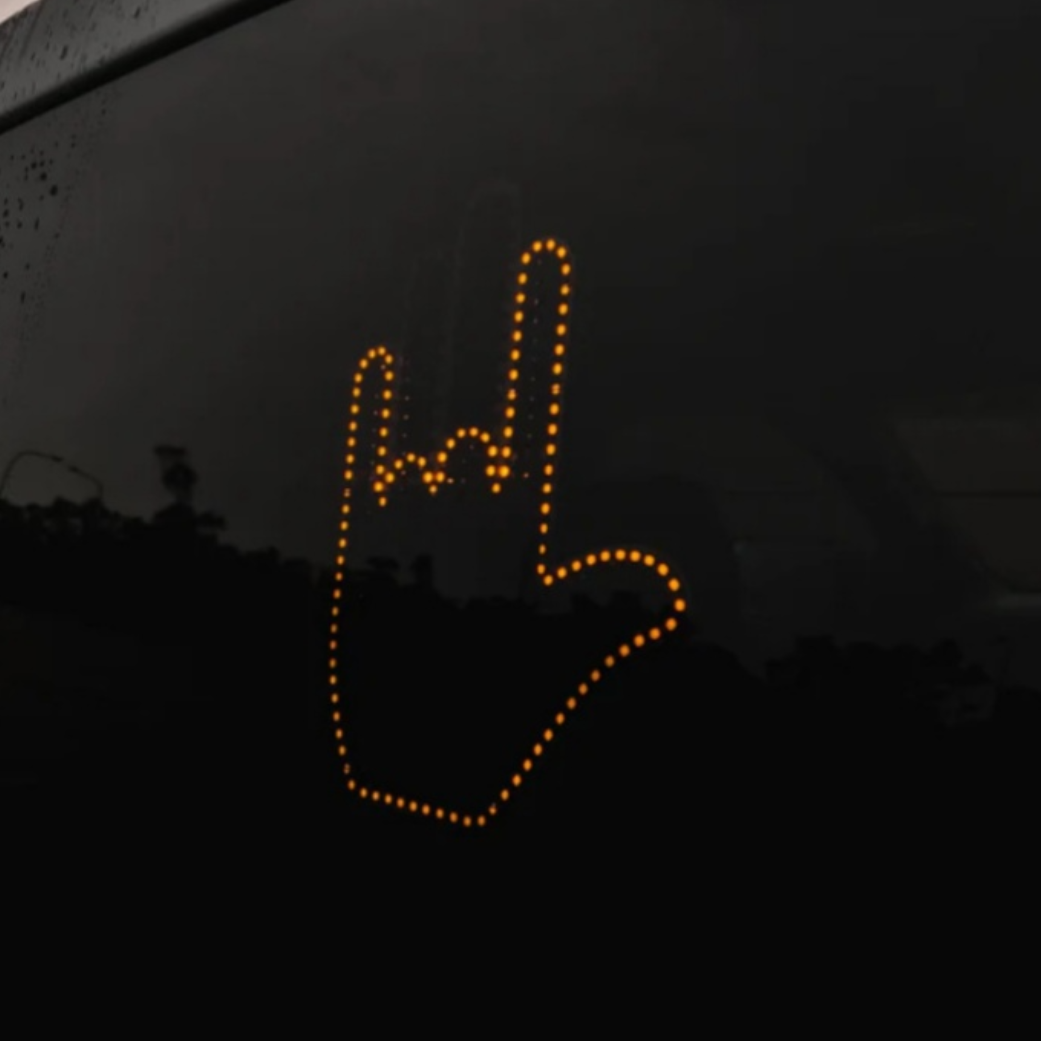Lustiges neues LED-beleuchtetes Hand-Gestiklicht