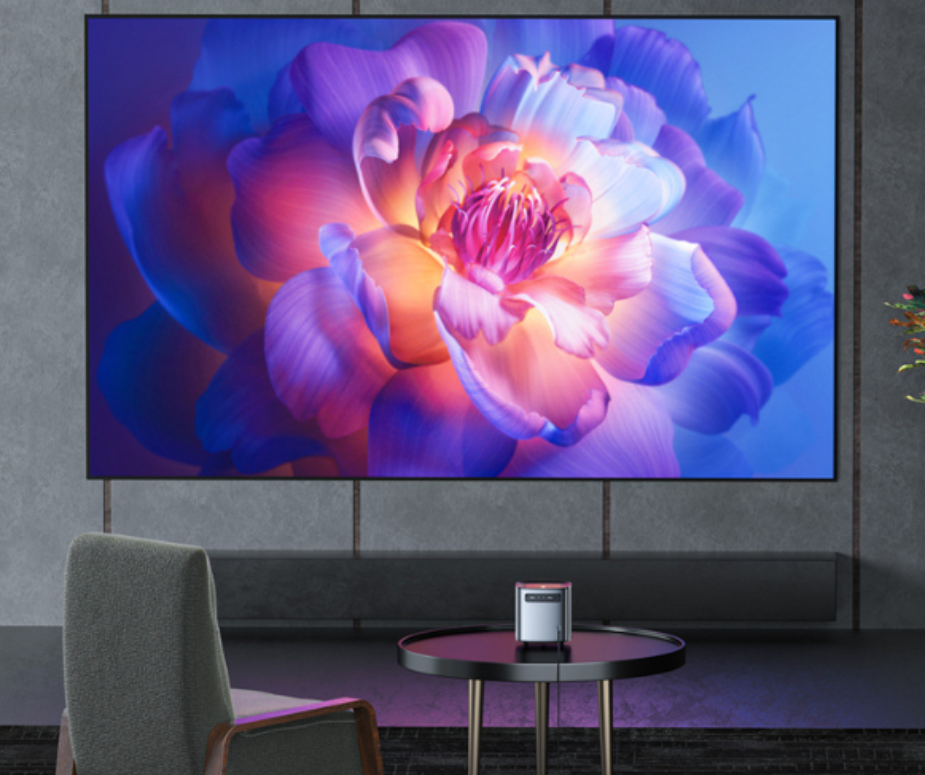 Kompakter Heim-HD-Projektor - tragbare 1080p Videoplayer - Maschine mit Dualband 5G-WLAN