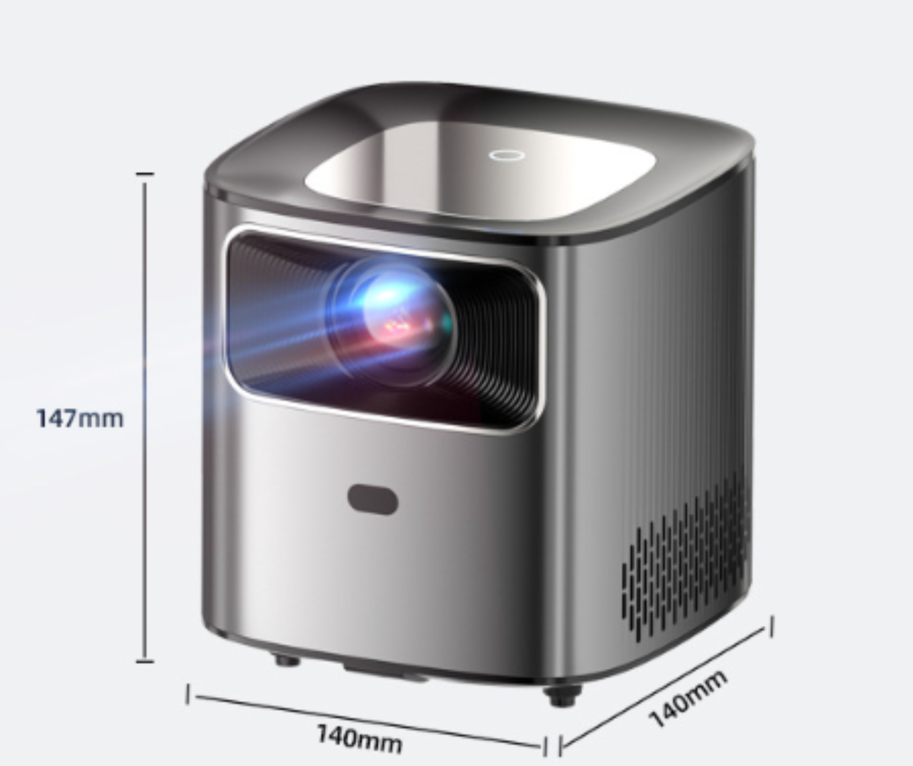 Kompakter Heim-HD-Projektor - tragbare 1080p Videoplayer - Maschine mit Dualband 5G-WLAN