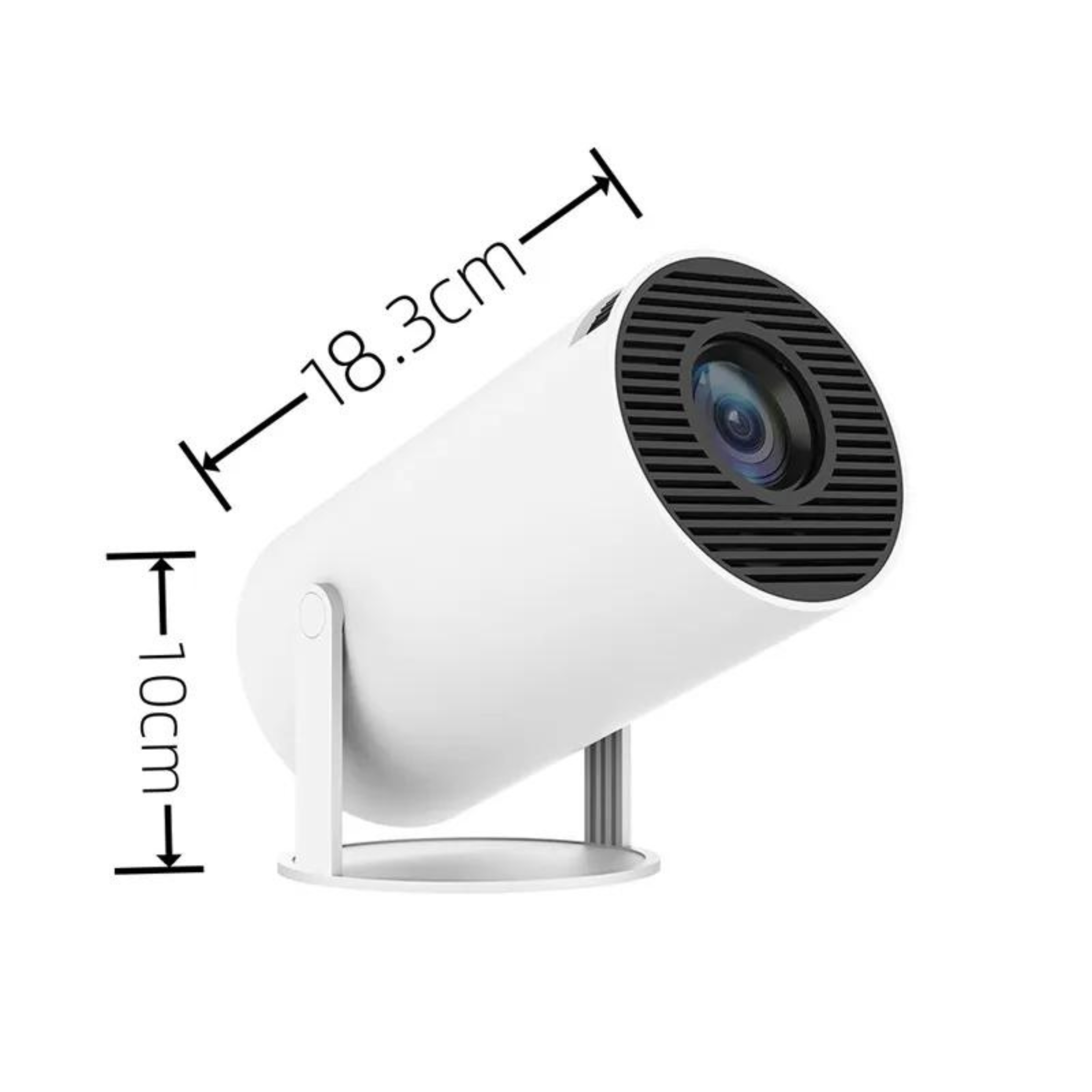 Tragbarer Projektor für den Heimgebrauch - 180 Grad Projektionswinkel Automatische Fokussierung - Heim-Videoprojektor