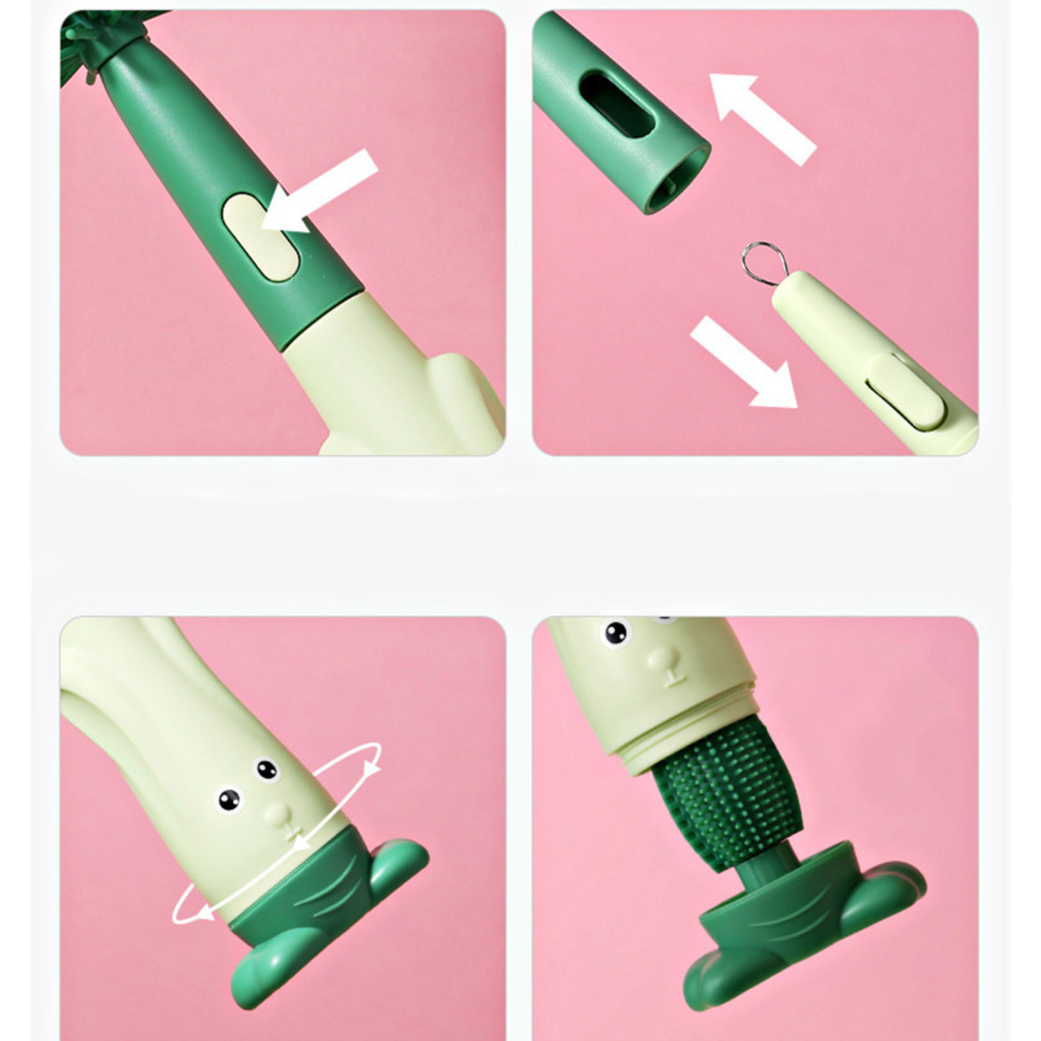 Baby Pinguin 3-in-1 Flaschenreinigungsbürste