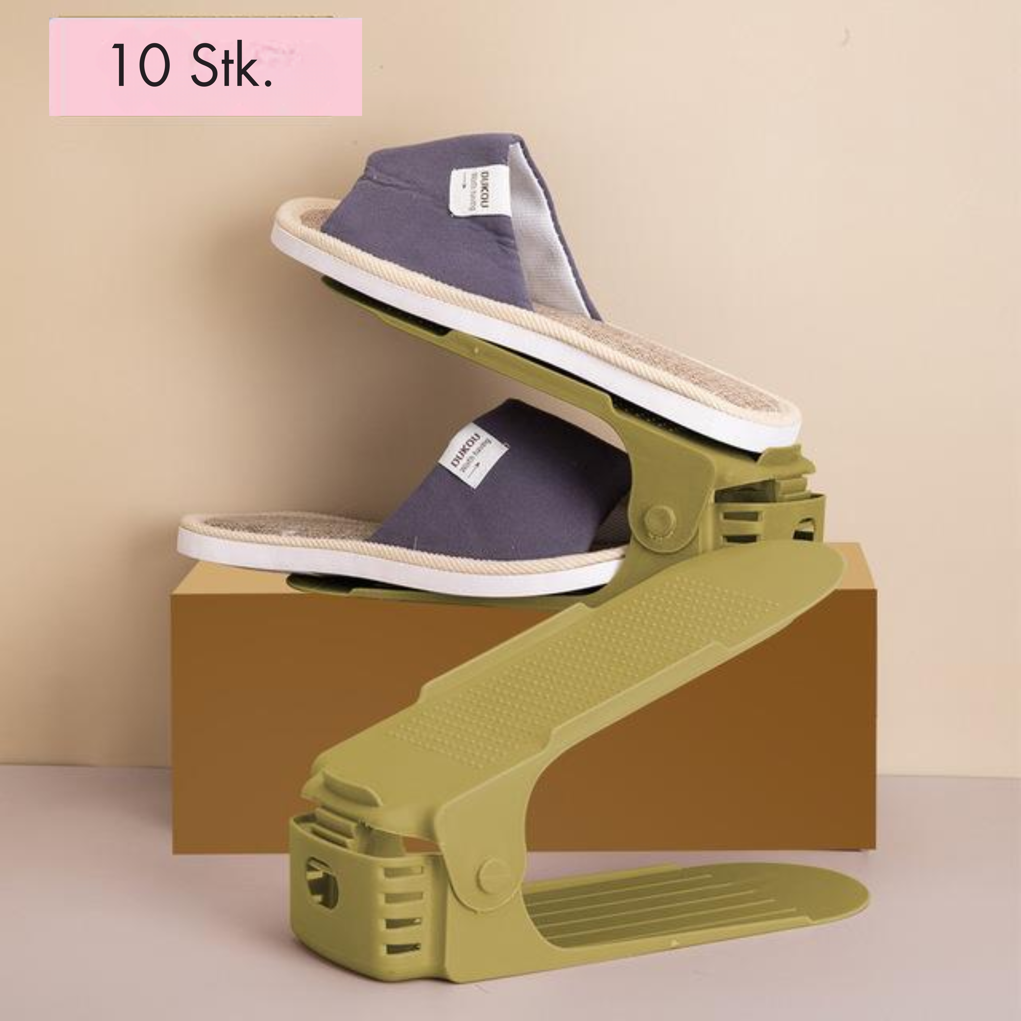 Verstellbarer Schuh-Organisator im 10er Set