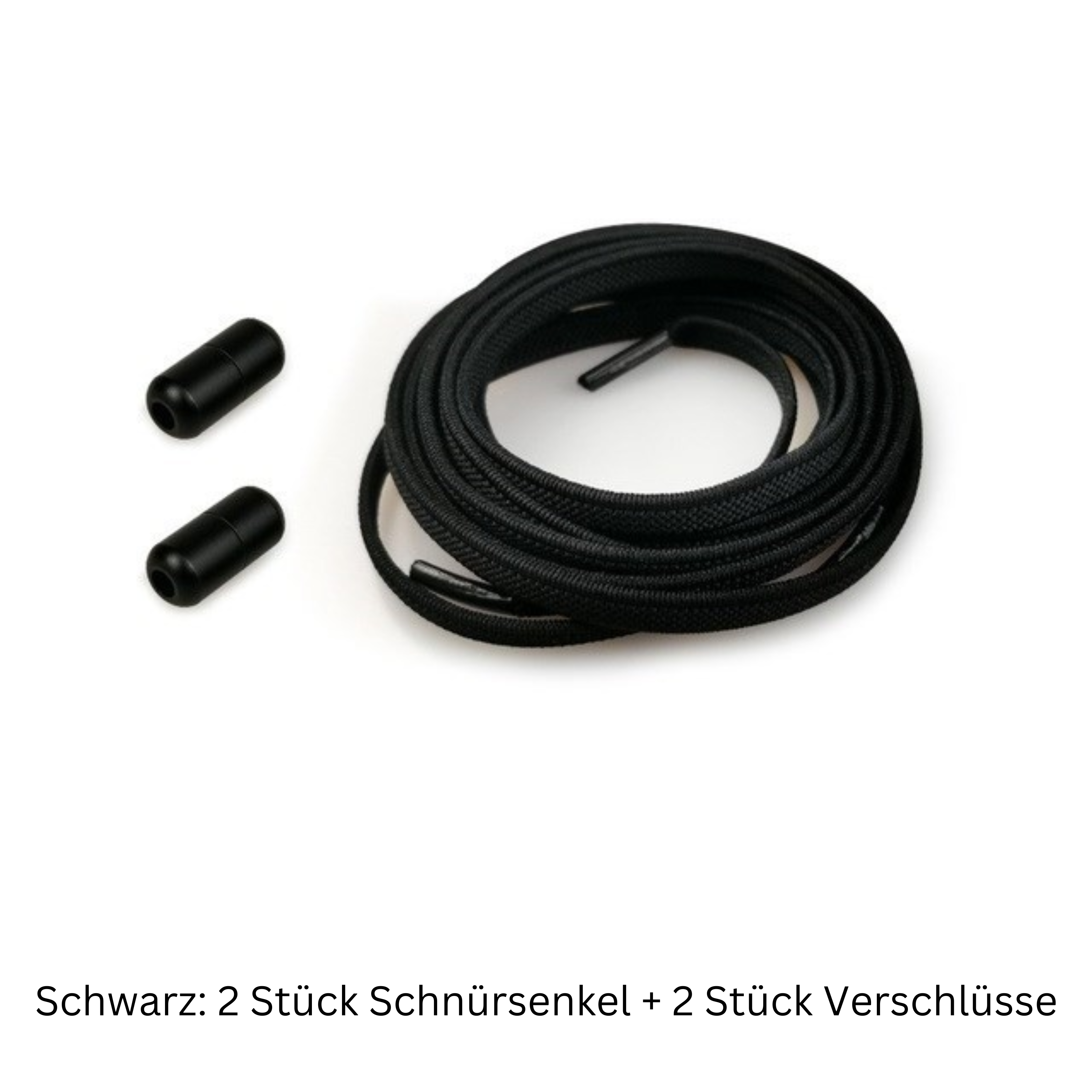 Bequeme Slip-On Schnürsenkel - Kein Binden erforderlich - 2 Stück pro Bestellung