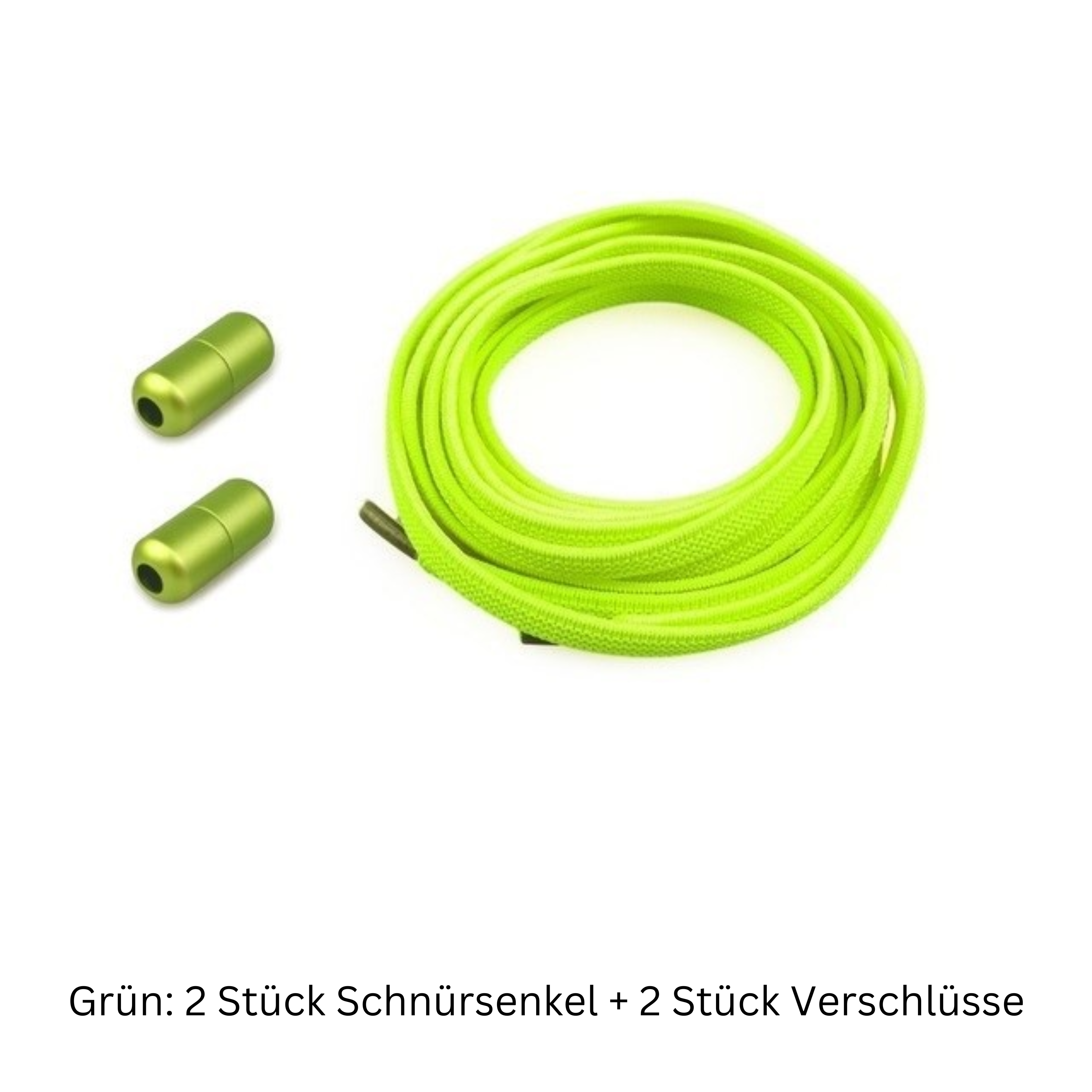 Bequeme Slip-On Schnürsenkel - Kein Binden erforderlich - 2 Stück pro Bestellung