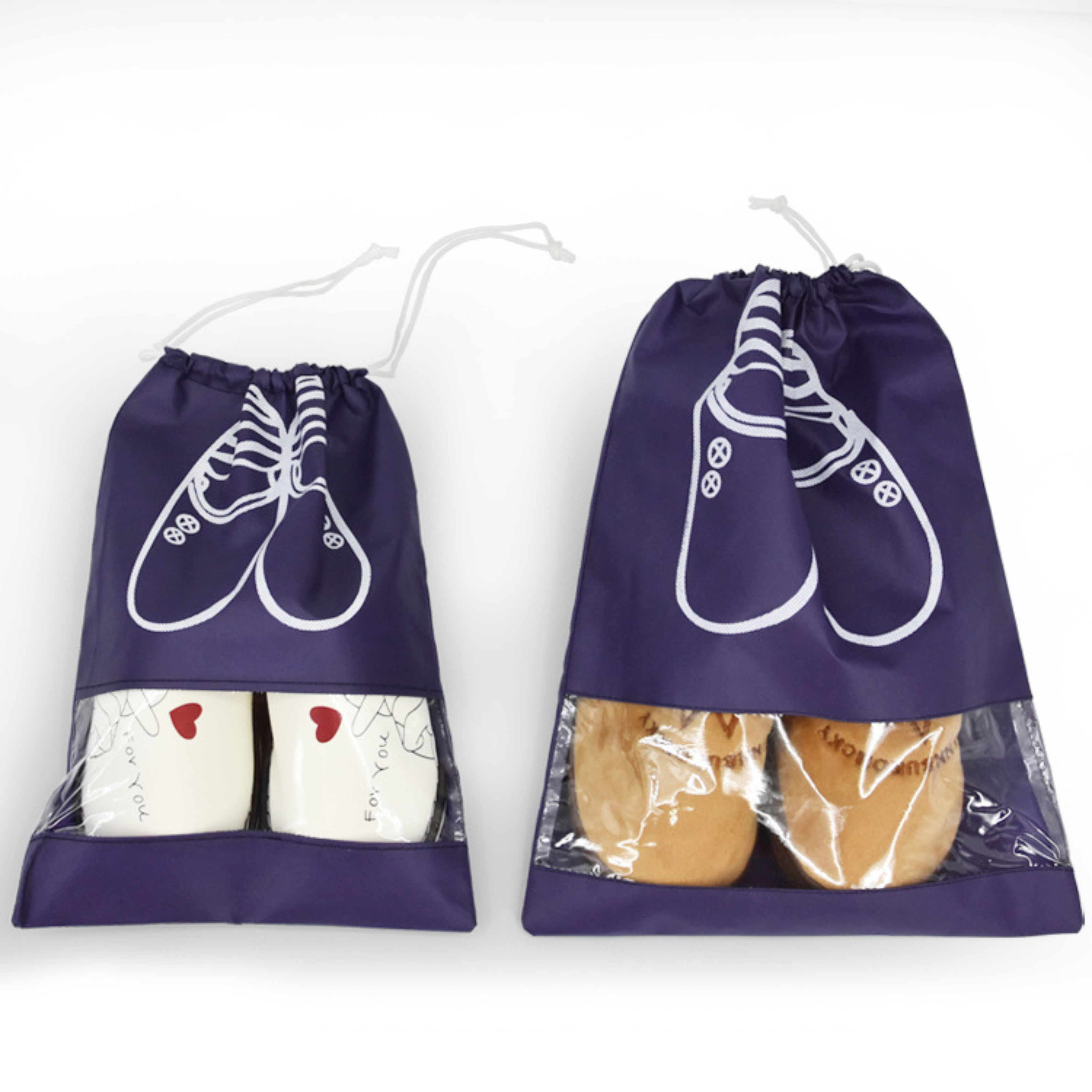 Kordelzug-Tasche für Schuhe