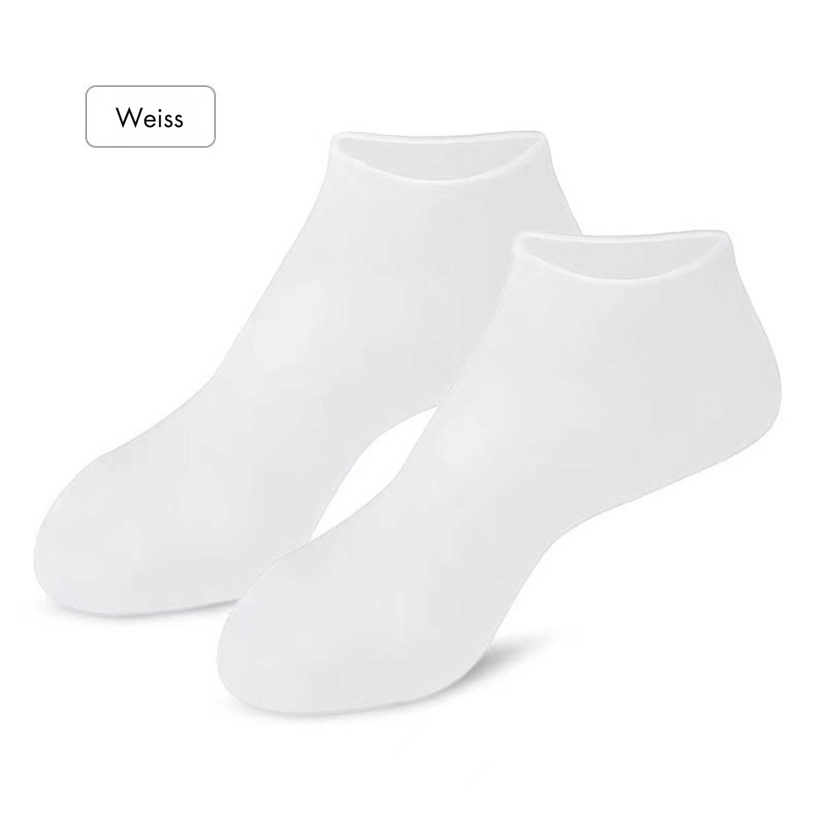 Silikon Gel Socken - Feuchtigkeitsspendende Anti-Riss Socken - Innen Silikon Socken