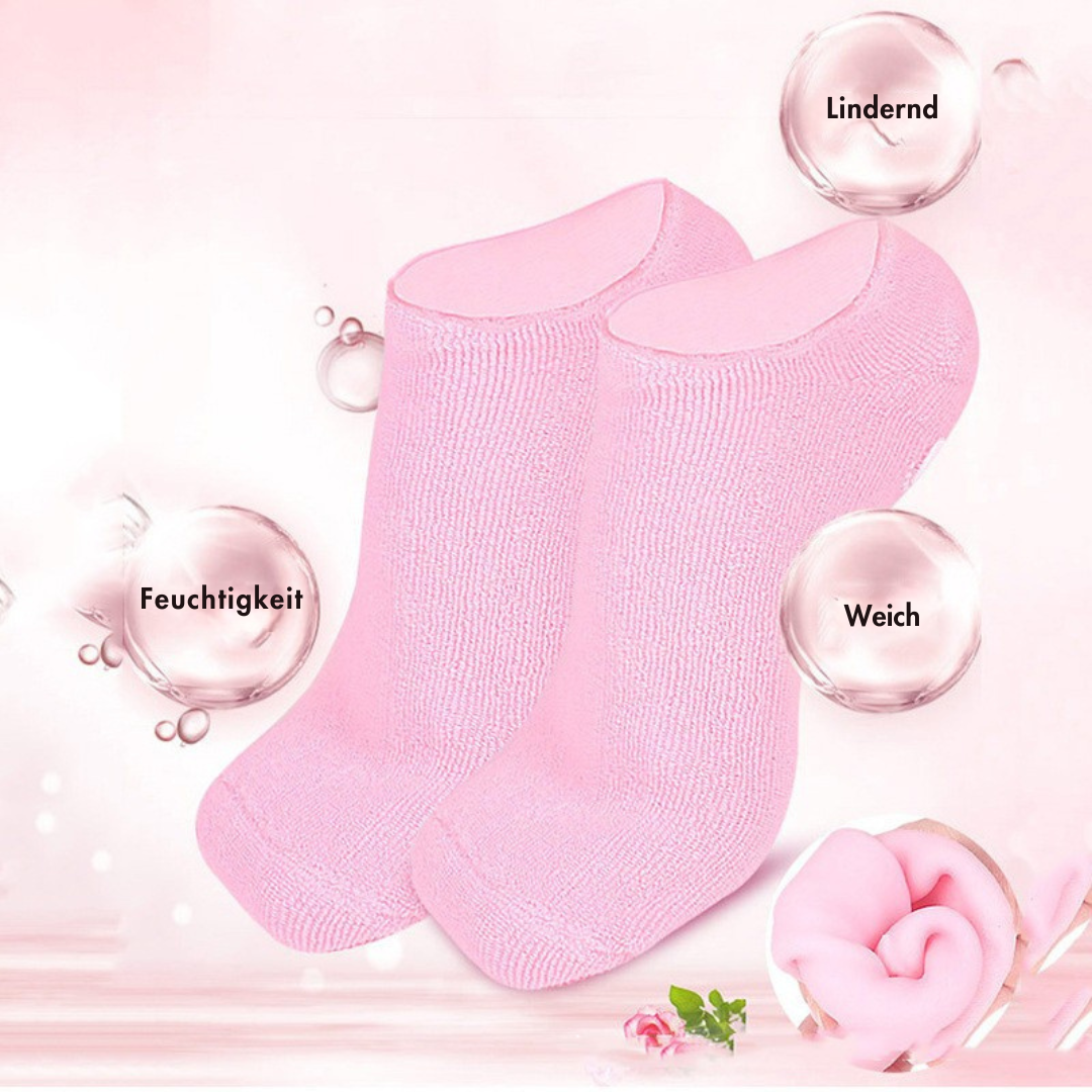 Feuchtigkeitsspendende SilikonGel-Socken – Tschüss, rissige Füsse!