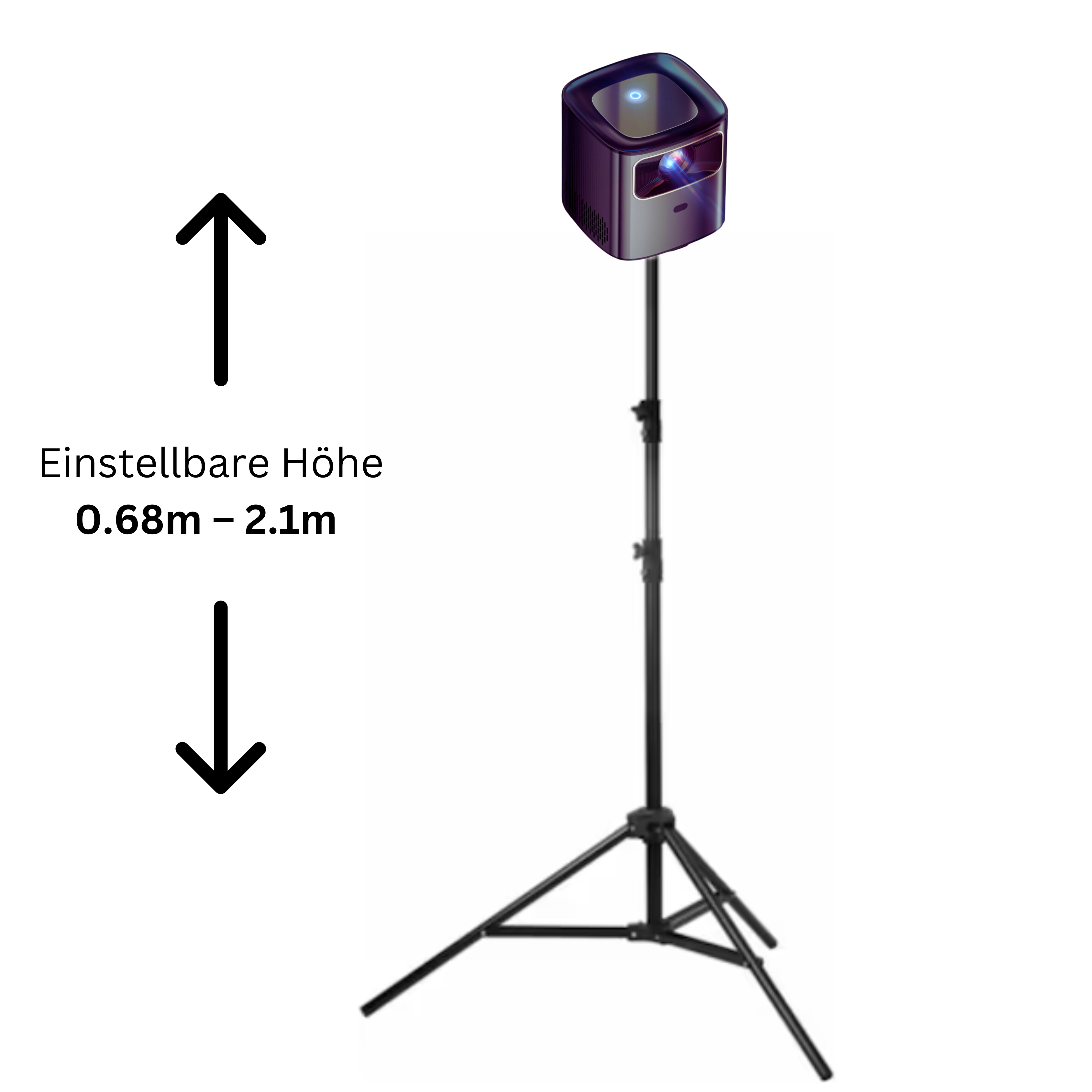 Kompakter Heim-HD-Projektor - tragbare 1080p Videoplayer - Maschine mit Dualband 5G-WLAN
