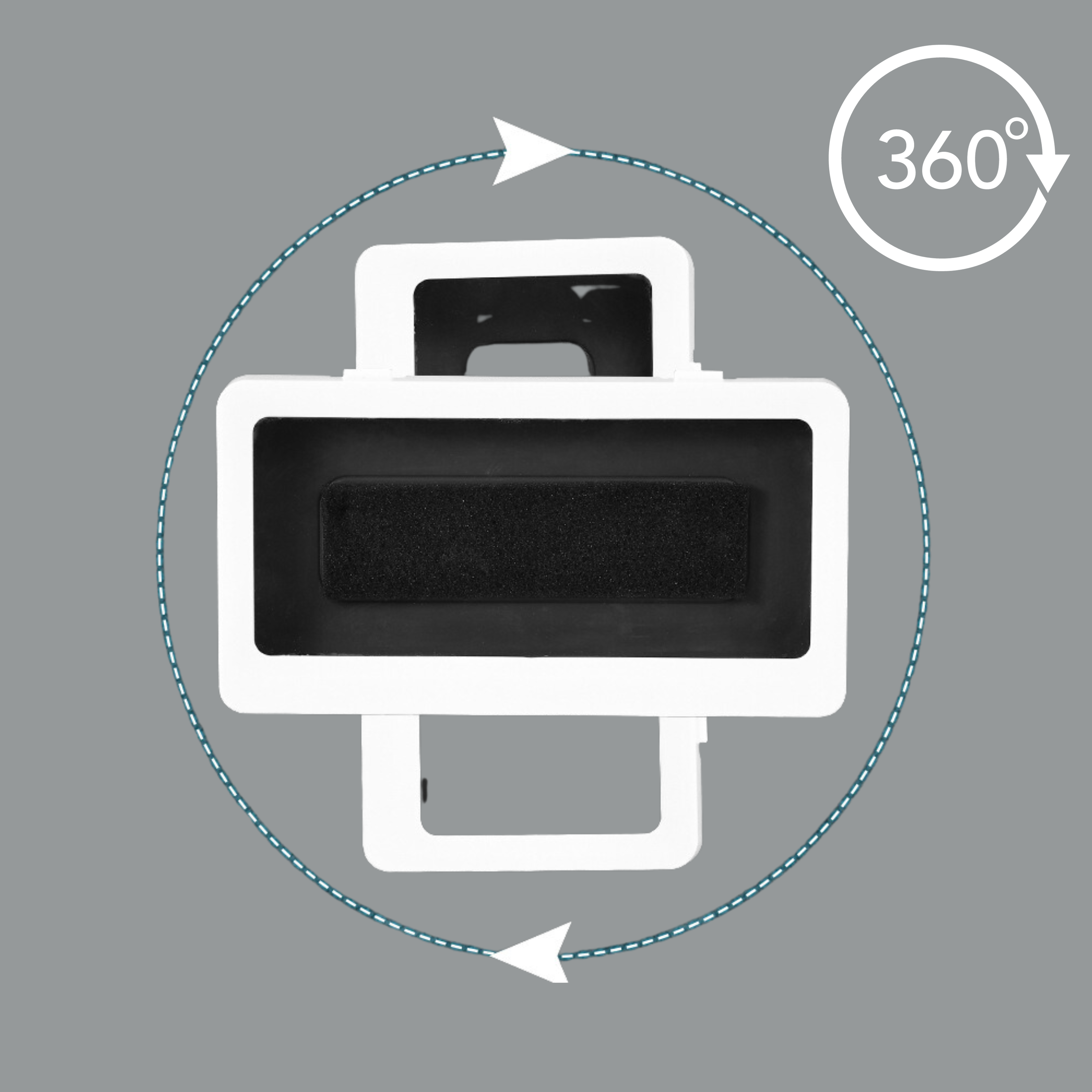 Freihändiges Fernsehen im Badezimmer - Wasserdichte Telefonhalterung