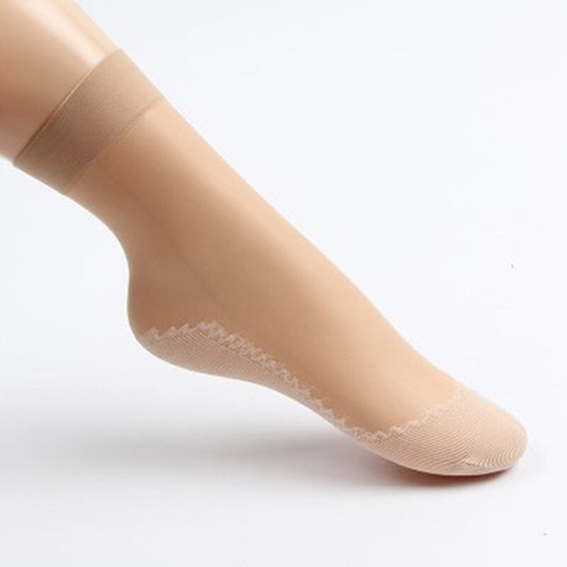 Samtige Komfort-Socken mit dünner Baumwollbasis – Weich & Atmungsaktiv