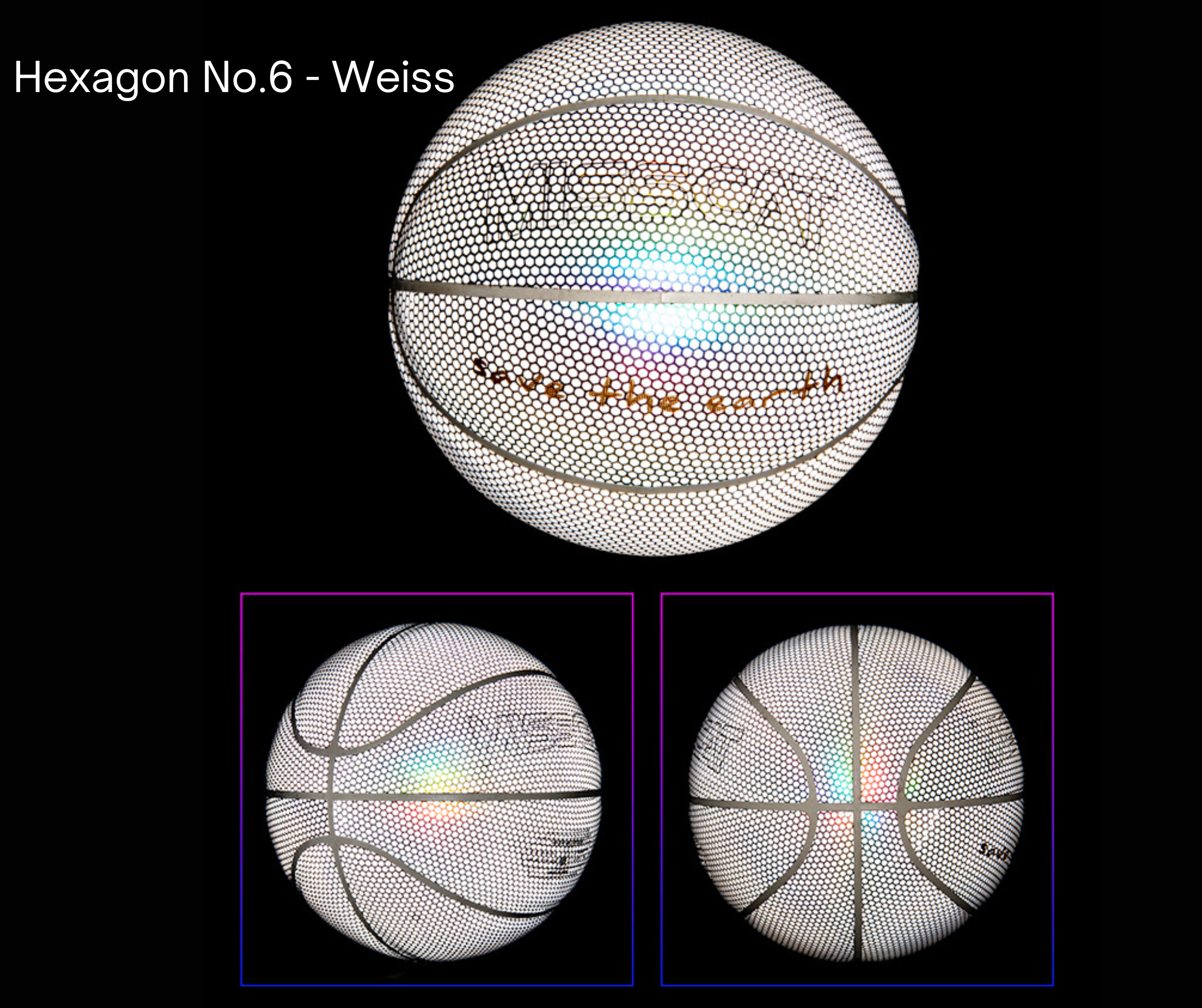 Glow-Ball- Basketball- Leuchtender - fluoreszierender - für nächtliche Spiele - Fluoreszenzball